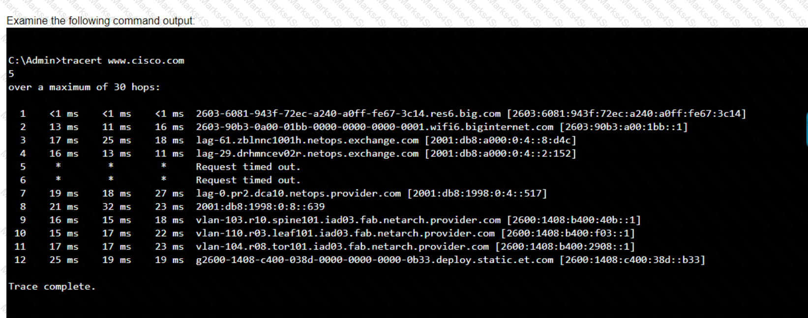 CCST-Networking Question 4