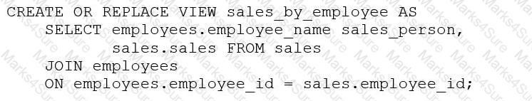 Databricks-Certified-Data-Analyst-Associate Question 17