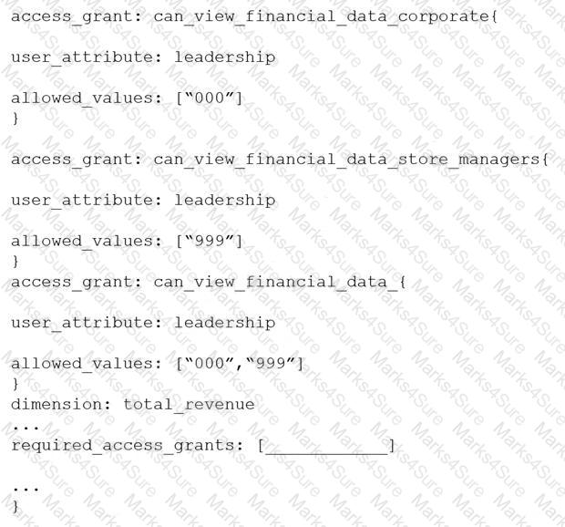 LookML-Developer Question 12