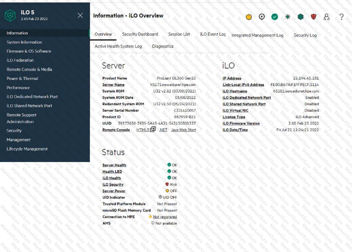 HPE0-V25 Question 16