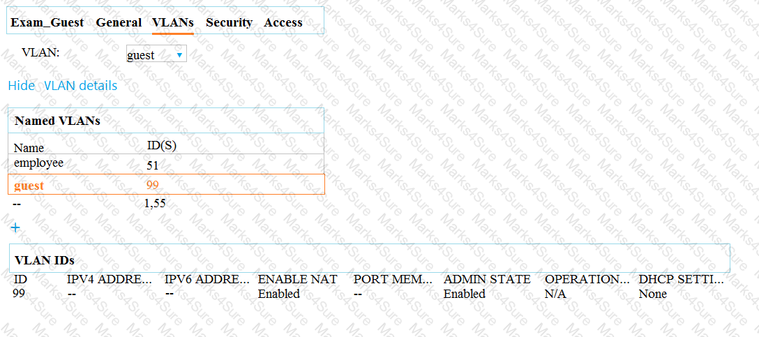 HPE6-A70 Question 20