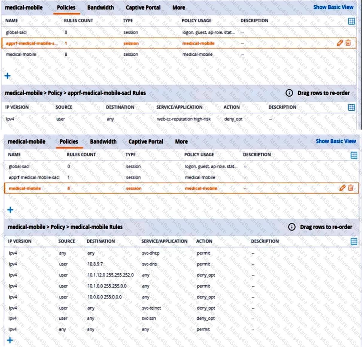 HPE6-A84 Question 12