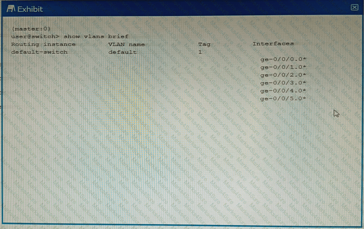 JN0-351 Question 9
