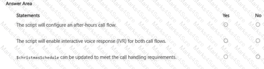 MS-700 Question 57