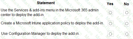 MS-900 Question 105