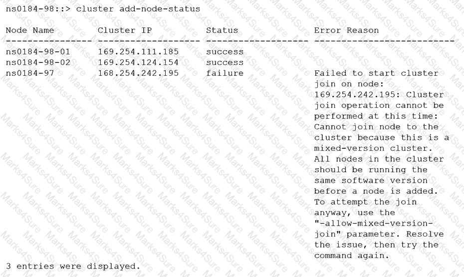 NS0-184 Question 18