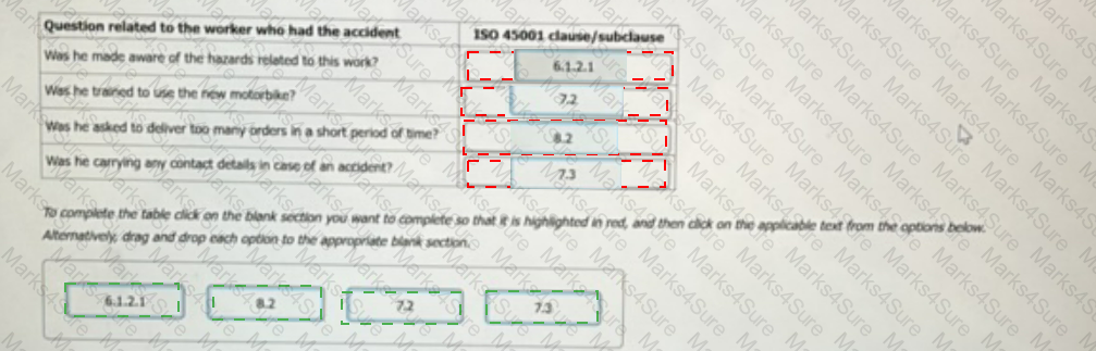 ISO-45001-Lead-Auditor Answer 9