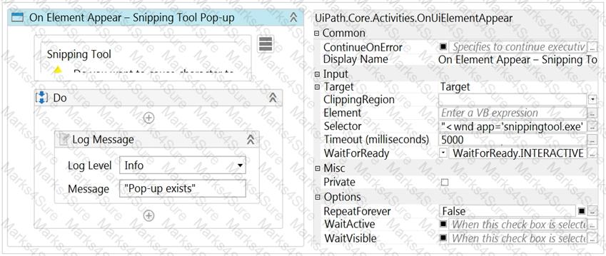 UiPath-ARDv1 Question 62