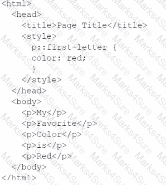 Web-Development-Foundation Question 21