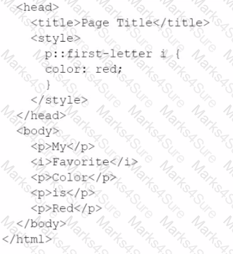 Web-Development-Foundation Question 21